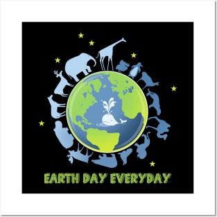 Earth day every day Posters and Art